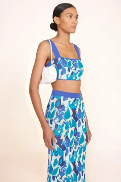 HANDBAGS STAUD - BEAN BAG PATENT WHITE