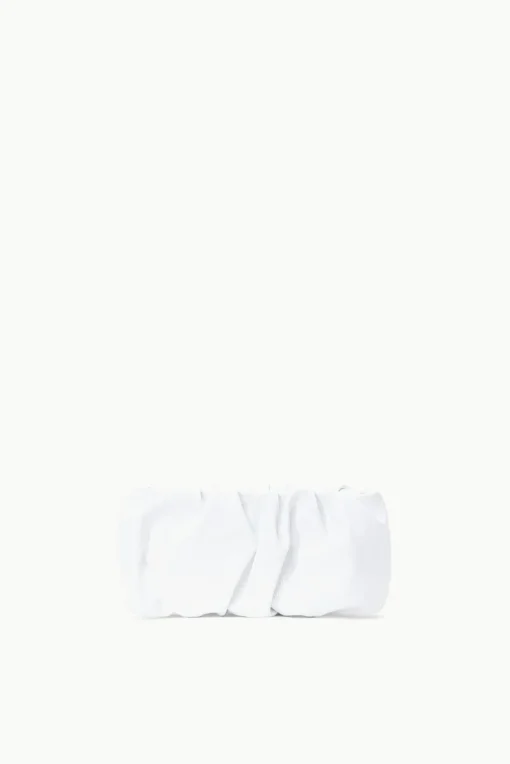 HANDBAGS STAUD - BEAN BAG PATENT WHITE