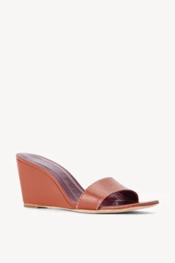 SHOES STAUD - BILLIE WEDGE TAN