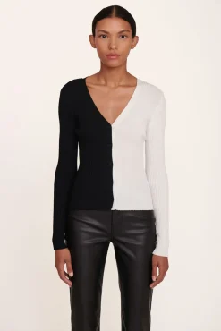 CLOTHING STAUD - CARGO SWEATER BLACK WHITE