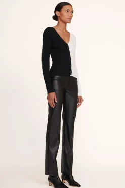 CLOTHING STAUD - CARGO SWEATER BLACK WHITE