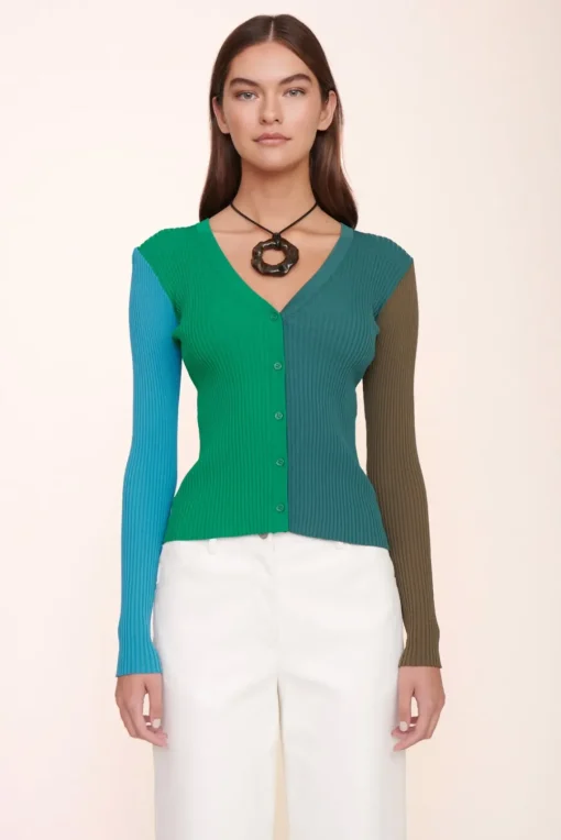 CLOTHING STAUD - CARGO SWEATER FERN MULTI
