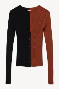 CLOTHING STAUD - CARGO SWEATER TAN BLACK