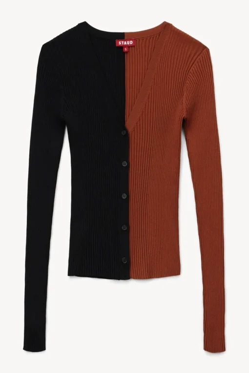 CLOTHING STAUD - CARGO SWEATER TAN BLACK