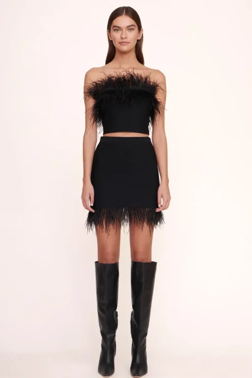 CLOTHING STAUD - CHAYA SKIRT BLACK