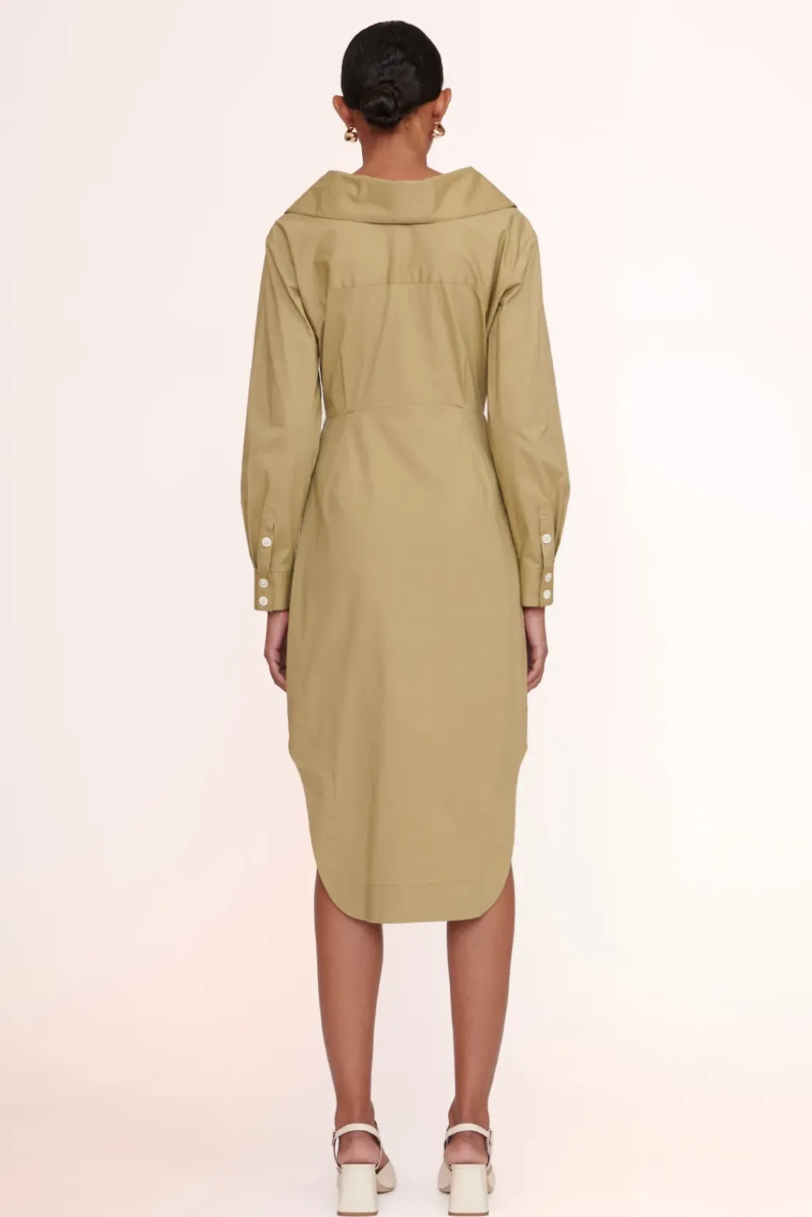 CLOTHING STAUD - CLEA DRESS KHAKI
