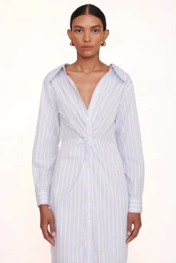 CLOTHING STAUD - CLEA DRESS MIST STRIPE