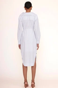 CLOTHING STAUD - CLEA DRESS MIST STRIPE