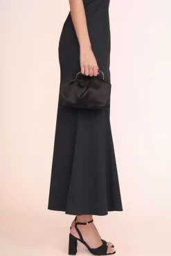 HANDBAGS STAUD - CORY BAG SATIN BLACK