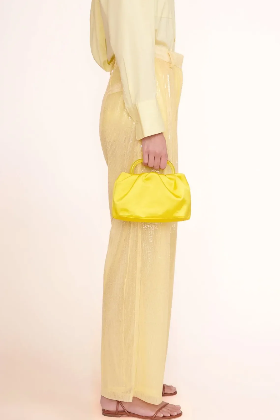 BRIDE STAUD Occasion Dresses- CORY BAG SATIN CITRON