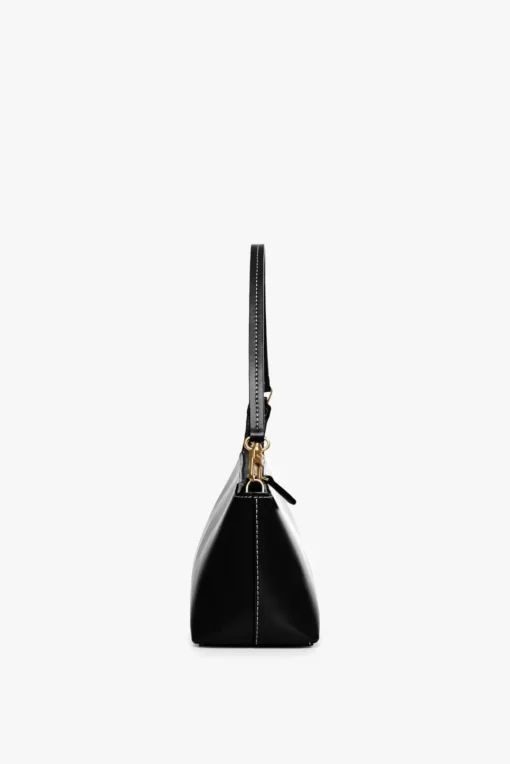 PET STAUD Pet Handbags- CUSTOM KAIA SHOULDER BAG BLACK