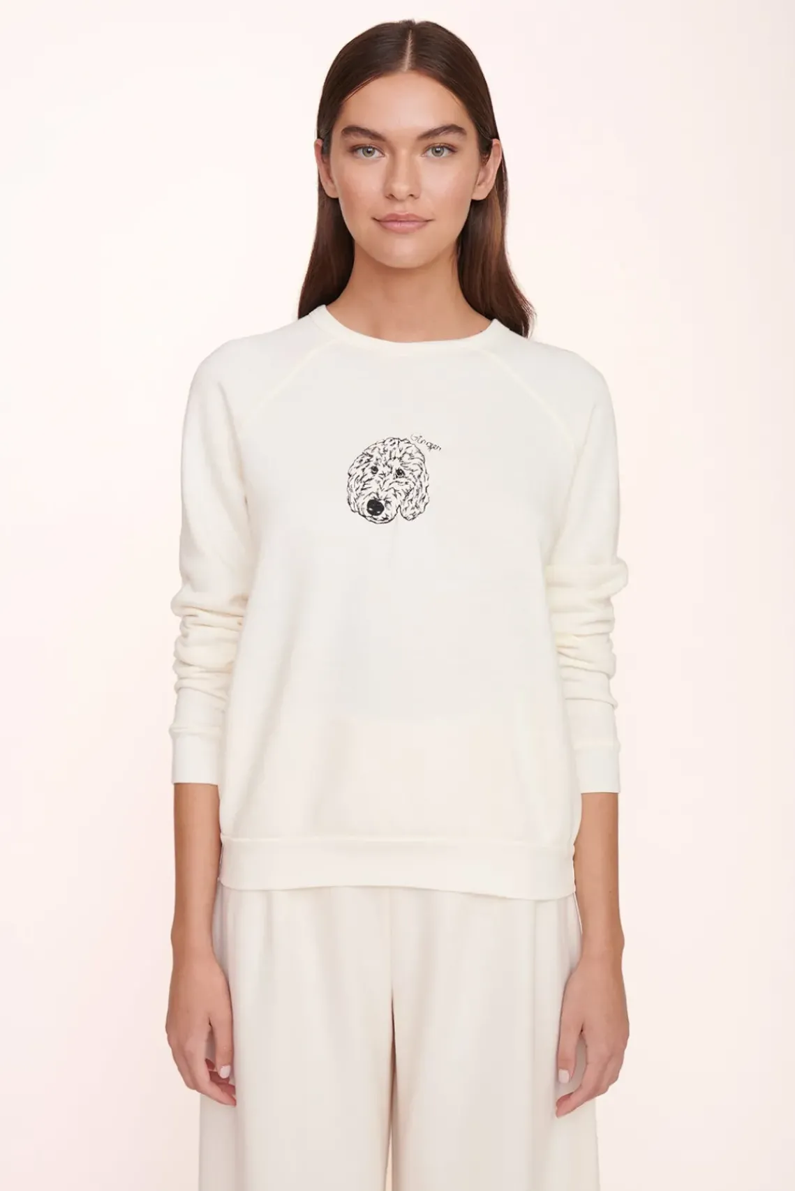 PET STAUD Pet Sweats & Knits- CUSTOM SWEATSHIRT CREAM