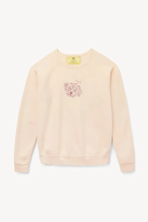 PET STAUD Pet Sweats & Knits- CUSTOM SWEATSHIRT LIGHT PINK