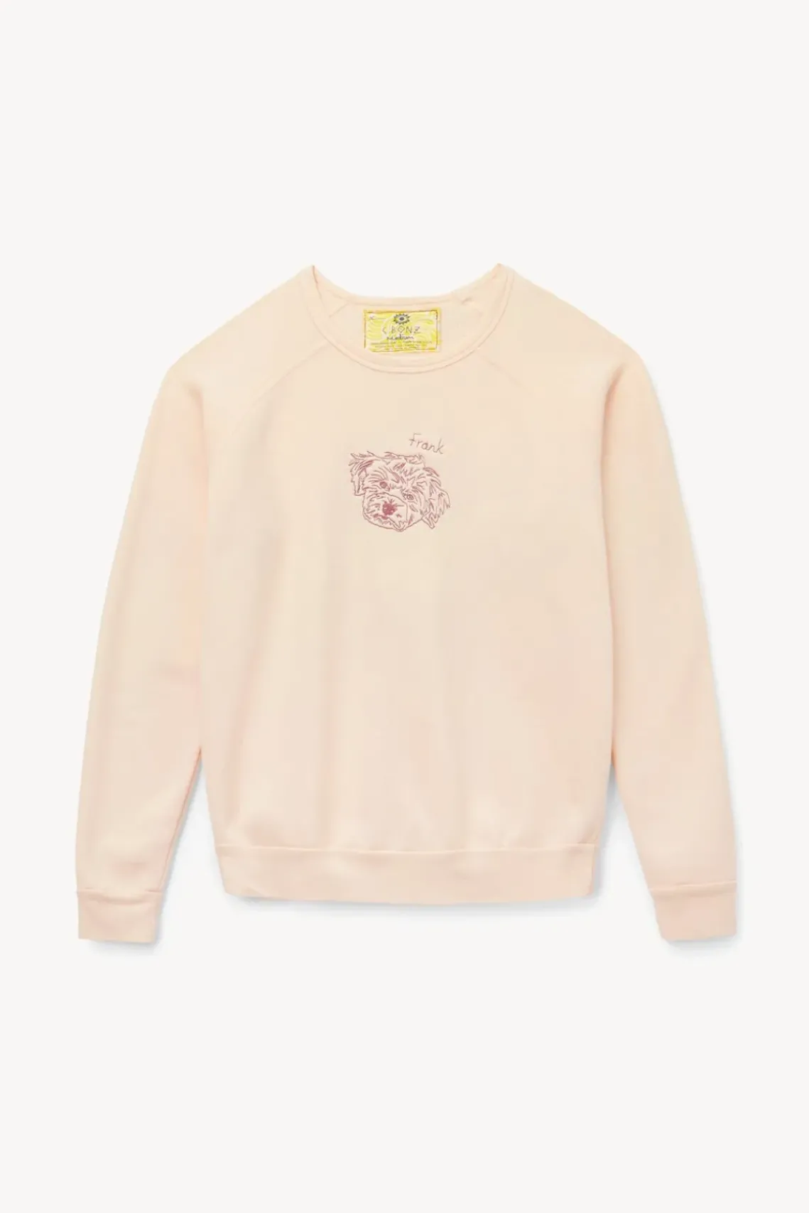 PET STAUD Pet Sweats & Knits- CUSTOM SWEATSHIRT LIGHT PINK