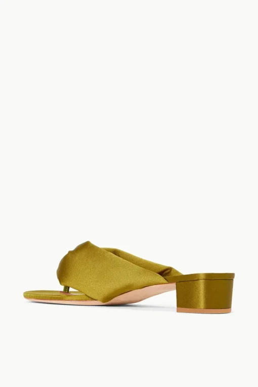 SHOES STAUD - DAHLIA SANDAL SATIN OLIVE