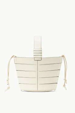 HANDBAGS STAUD - DIAMOND MINI TOTE CREAM