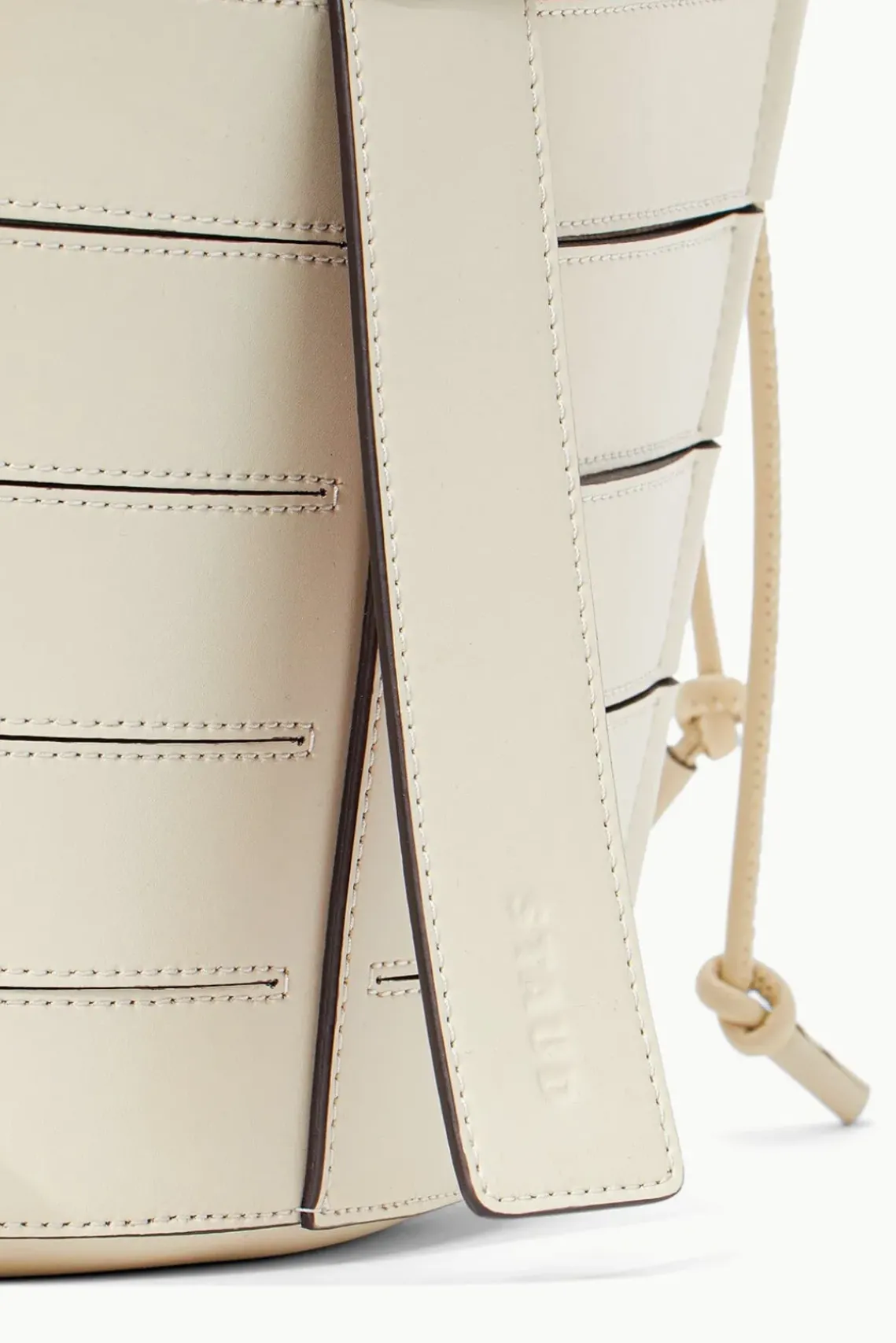 HANDBAGS STAUD - DIAMOND MINI TOTE CREAM