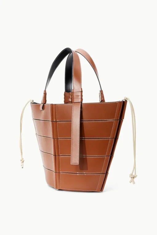 HANDBAGS STAUD - DIAMOND TOTE TAN CREAM