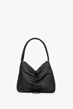 HANDBAGS STAUD - FELIX NYLON SHOULDER BAG BLACK