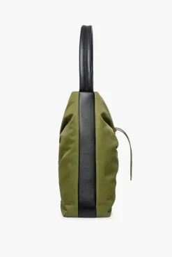 HANDBAGS STAUD - FELIX NYLON TOTE OLIVE