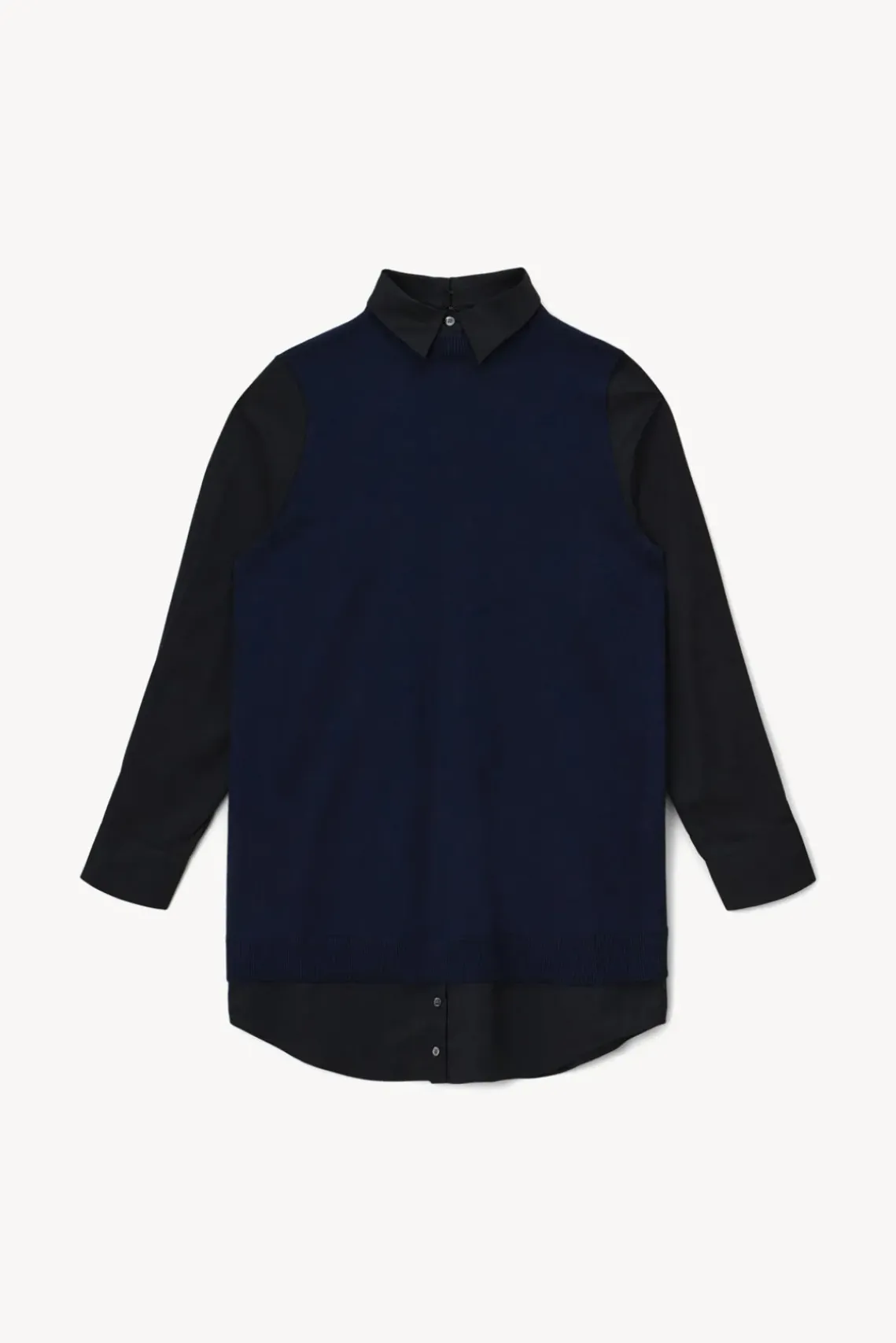 CLOTHING STAUD - FERN DRESS NAVY BLACK