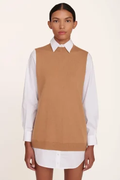 CLOTHING STAUD - FERN DRESS TAN WHITE