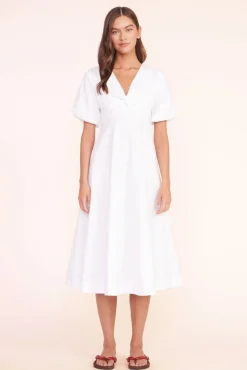 CLOTHING STAUD - FINLEY DRESS WHITE