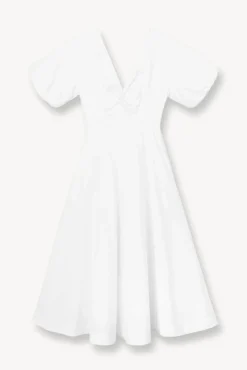 CLOTHING STAUD - FINLEY DRESS WHITE