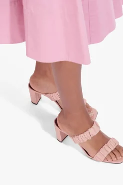 SHOES STAUD - FRANKIE RUCHED SANDAL DARK BLUSH