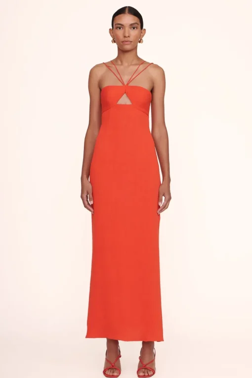 CLOTHING STAUD - GIANNA DRESS PAPAYA