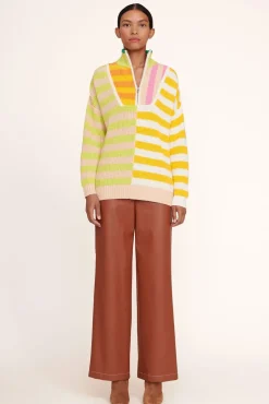 CLOTHING STAUD - HAMPTON SWEATER CAPRI STRIPE MULTI