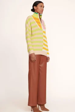 CLOTHING STAUD - HAMPTON SWEATER CAPRI STRIPE MULTI