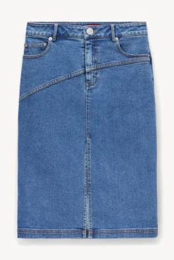 CLOTHING STAUD - HUDSON SKIRT MEDIUM WASH