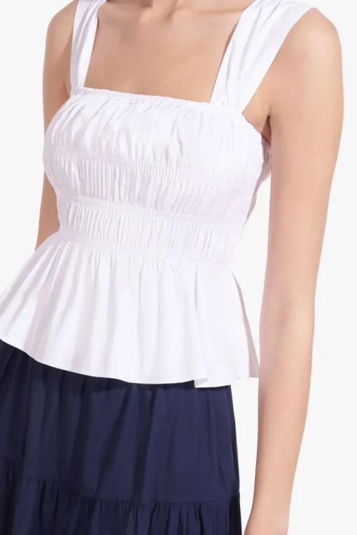 CLOTHING STAUD - IDA TOP WHITE