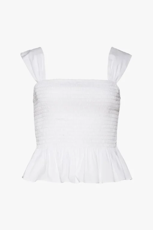 CLOTHING STAUD - IDA TOP WHITE
