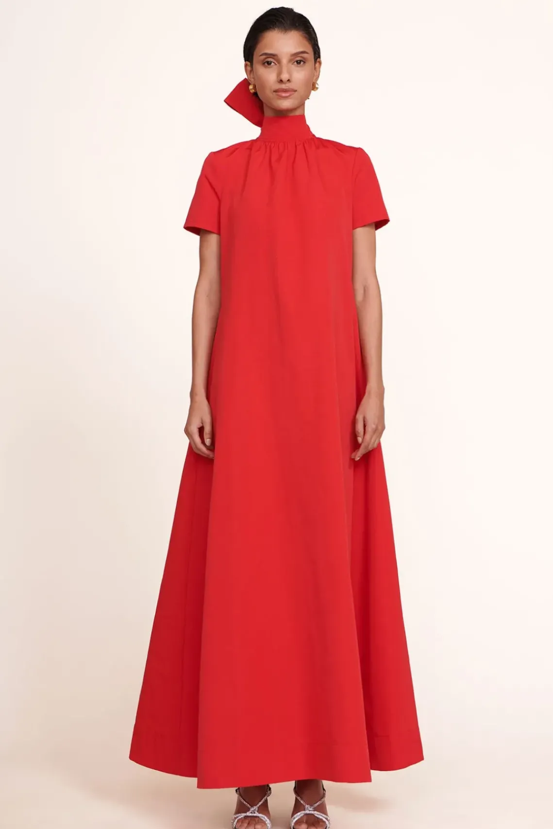 CLOTHING STAUD - ILANA DRESS POINSETTIA