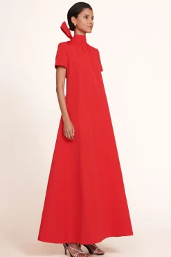 CLOTHING STAUD - ILANA DRESS POINSETTIA