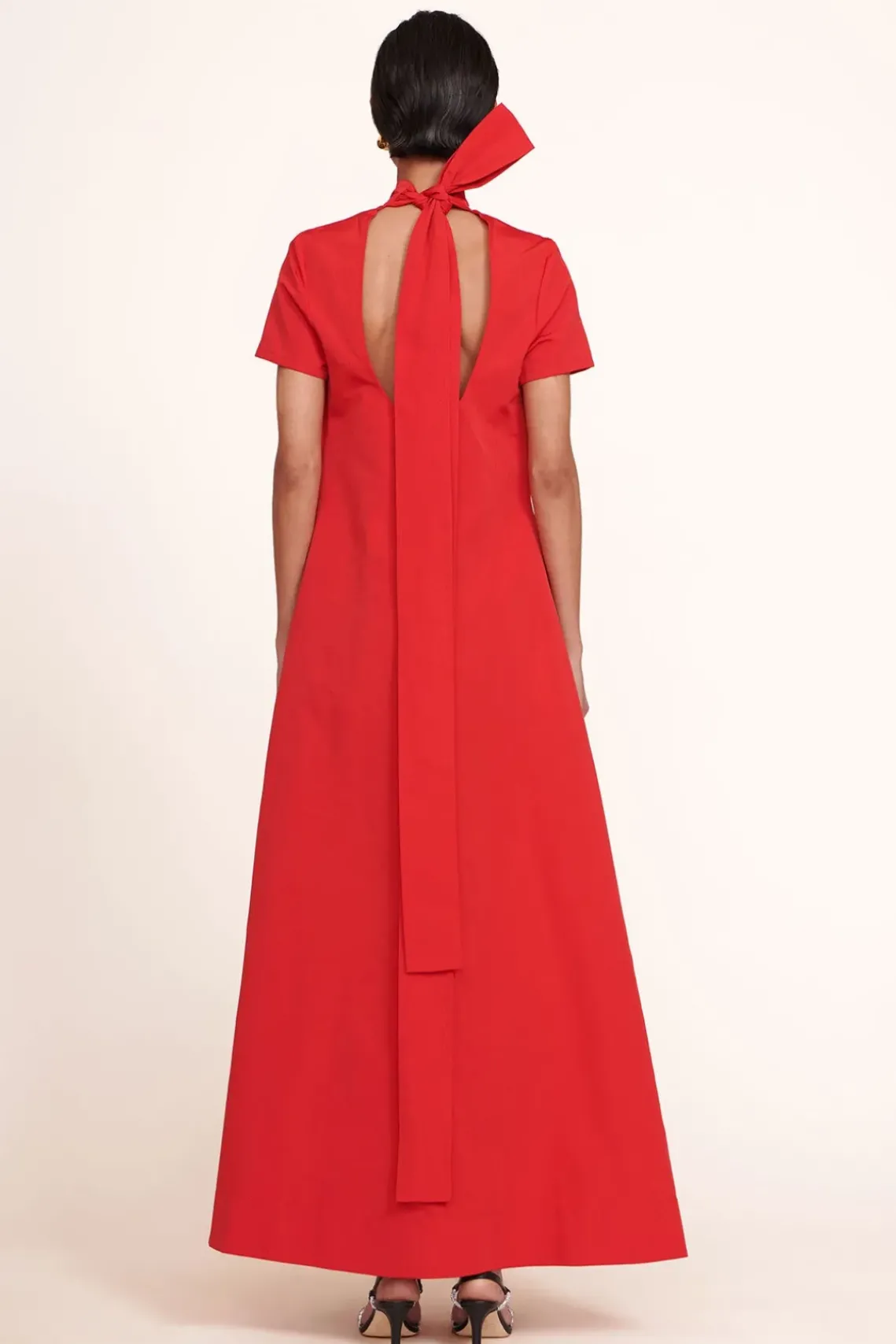 CLOTHING STAUD - ILANA DRESS POINSETTIA