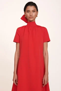 CLOTHING STAUD - ILANA DRESS POINSETTIA