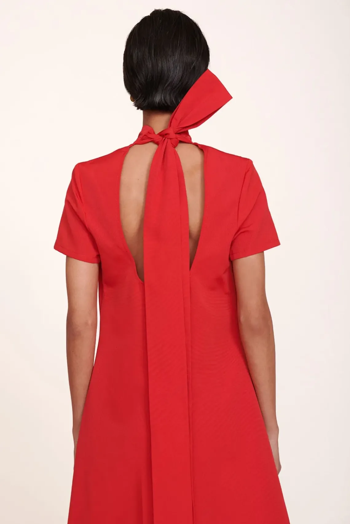 CLOTHING STAUD - ILANA DRESS POINSETTIA