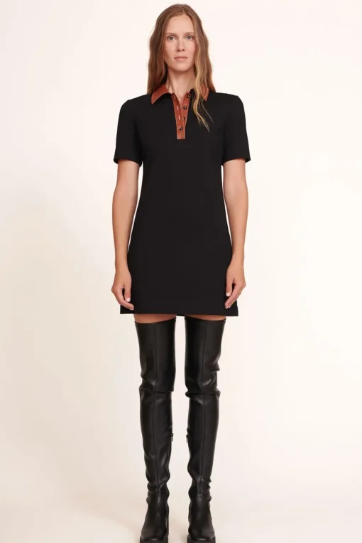 CLOTHING STAUD - JAY DRESS WHISKEY BLACK