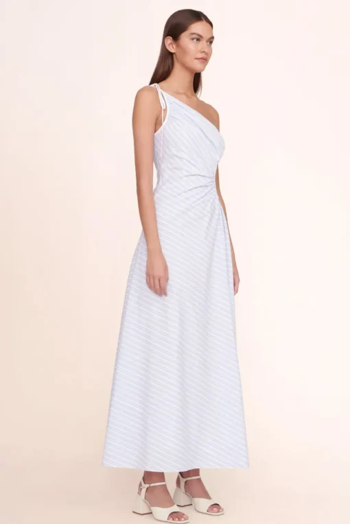 CLOTHING STAUD - JAYLA DRESS MIST STRIPE/WHITE MIST STRIPE/WHITE