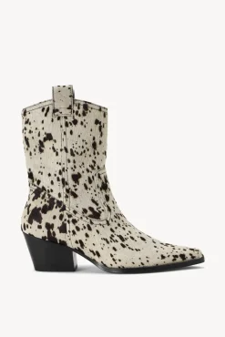 SHOES STAUD - JUNE BOOT BLACK WHITE HAIRCALF