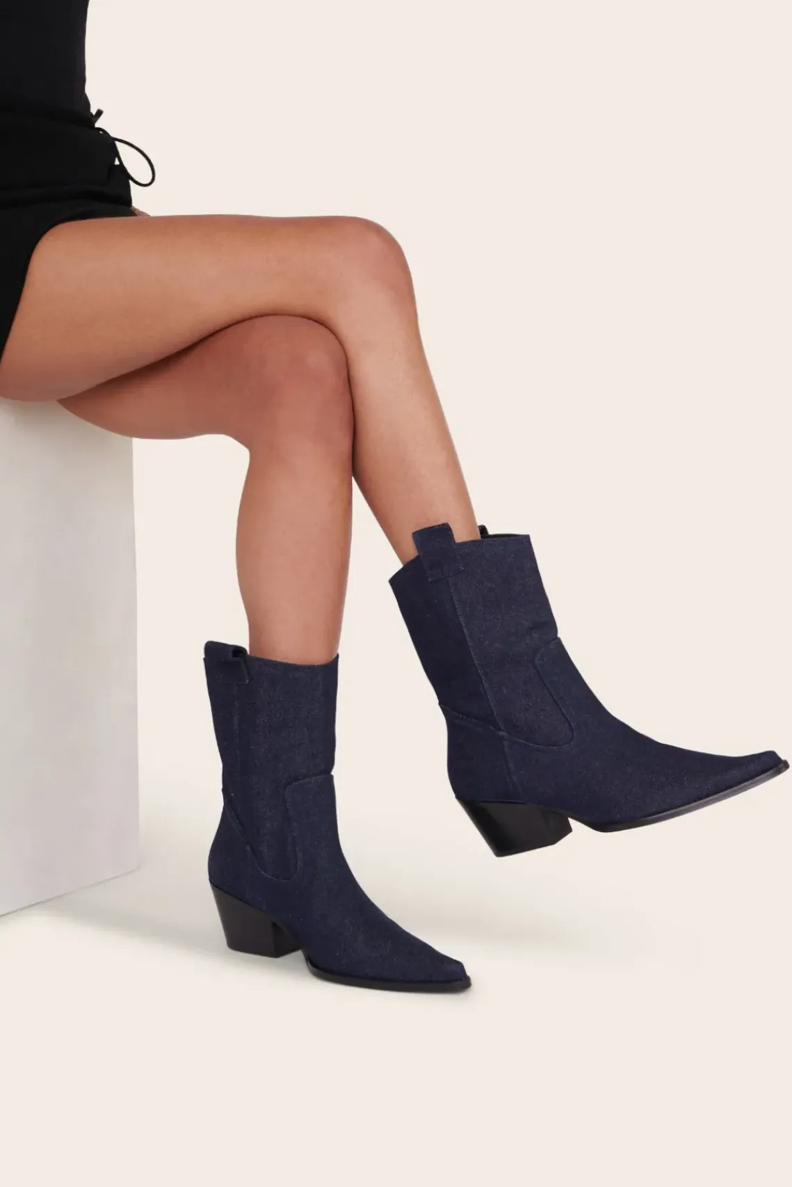 SHOES STAUD - JUNE BOOT MEDIUM WASH