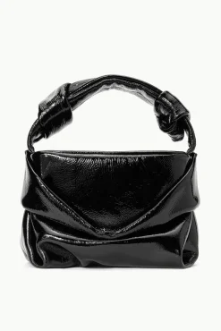 HANDBAGS STAUD - KISS BAG PATENT BLACK