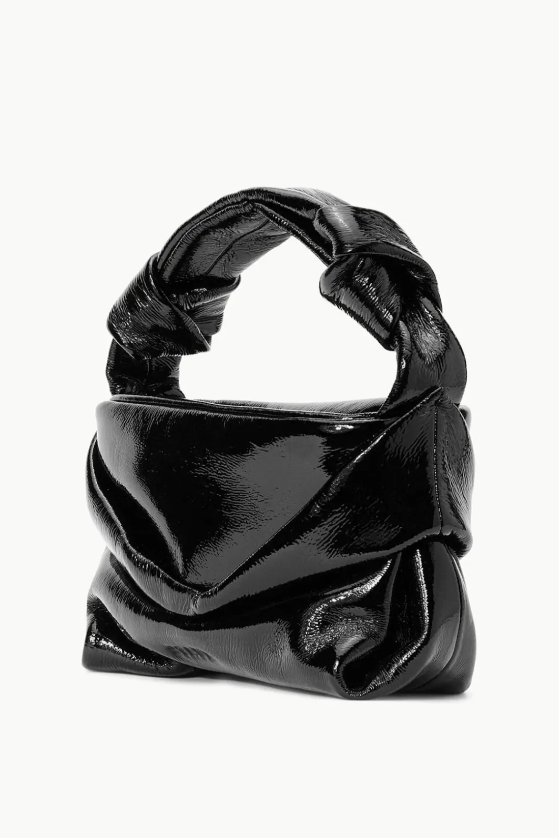 HANDBAGS STAUD - KISS BAG PATENT BLACK