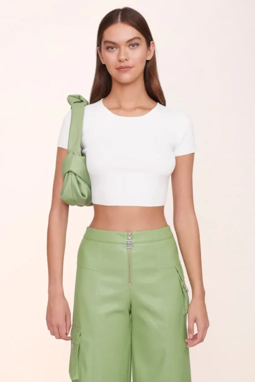 HANDBAGS STAUD - KISS BAG MOSS