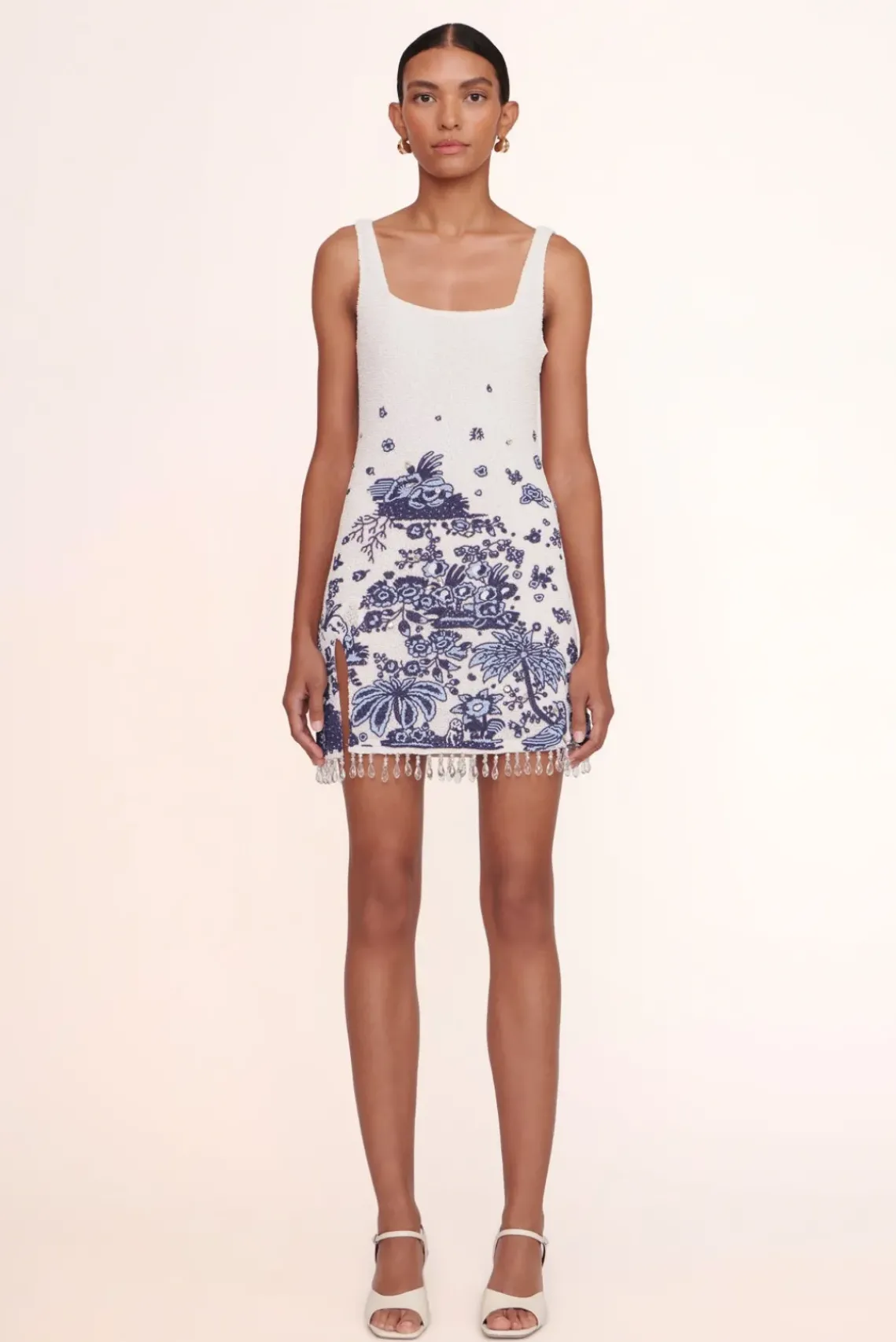 CLOTHING STAUD - LE SABLE DRESS BLUE TOILE