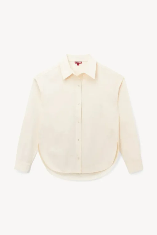 CLOTHING STAUD - LEONORA TOP IVORY