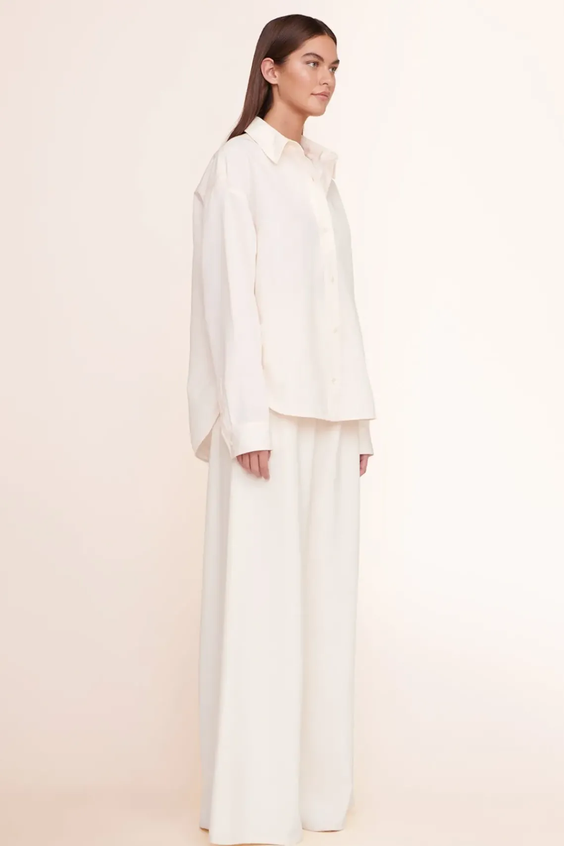 CLOTHING STAUD - LEONORA TOP IVORY